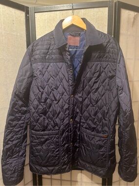 SCOTCH & SODA Amsterdam Couture Quilted Navy Jacket